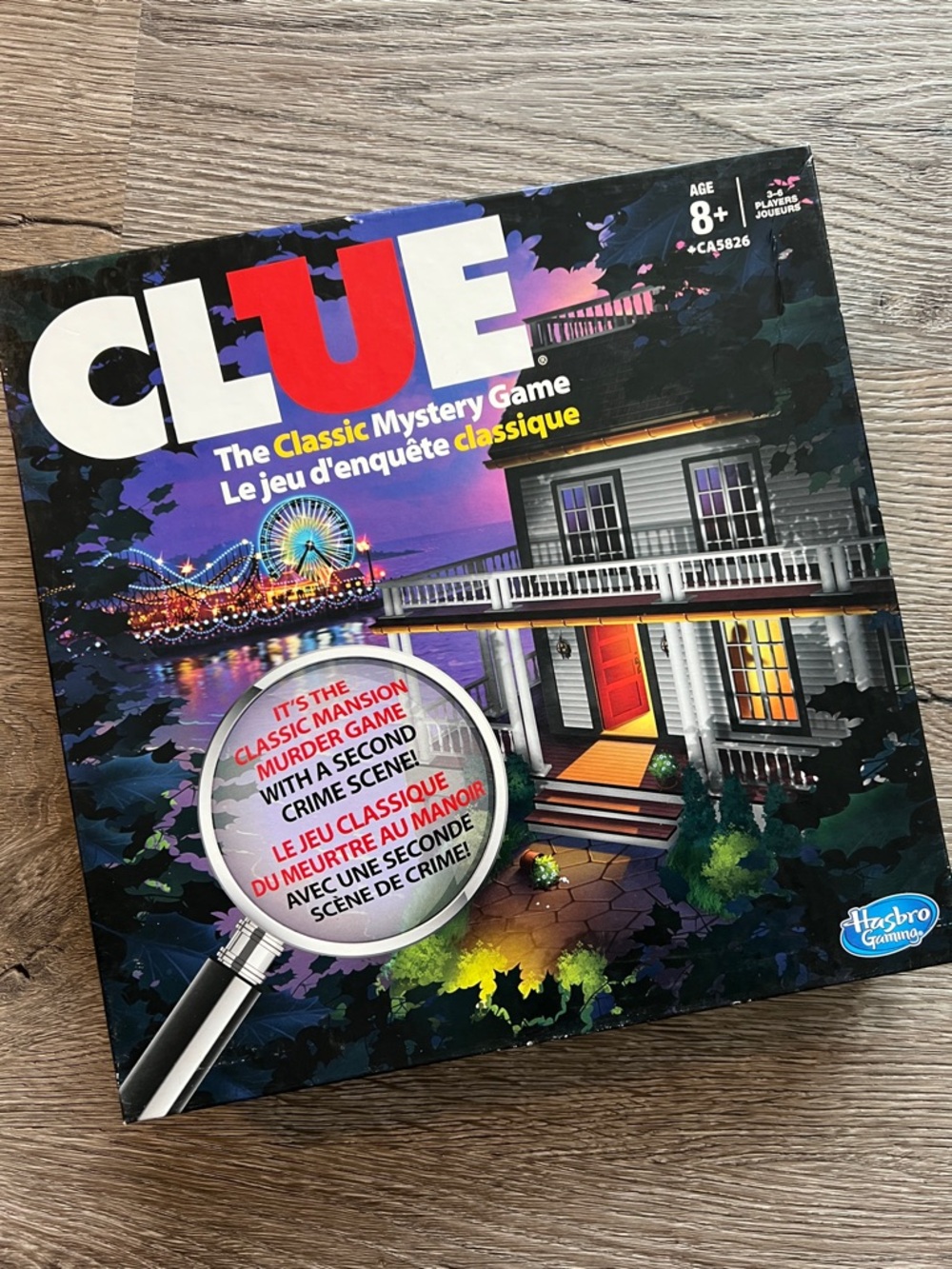 RETRO Hasbro CLUE classic mystery game with a SECOND crime scene! 2013 COMPLETE